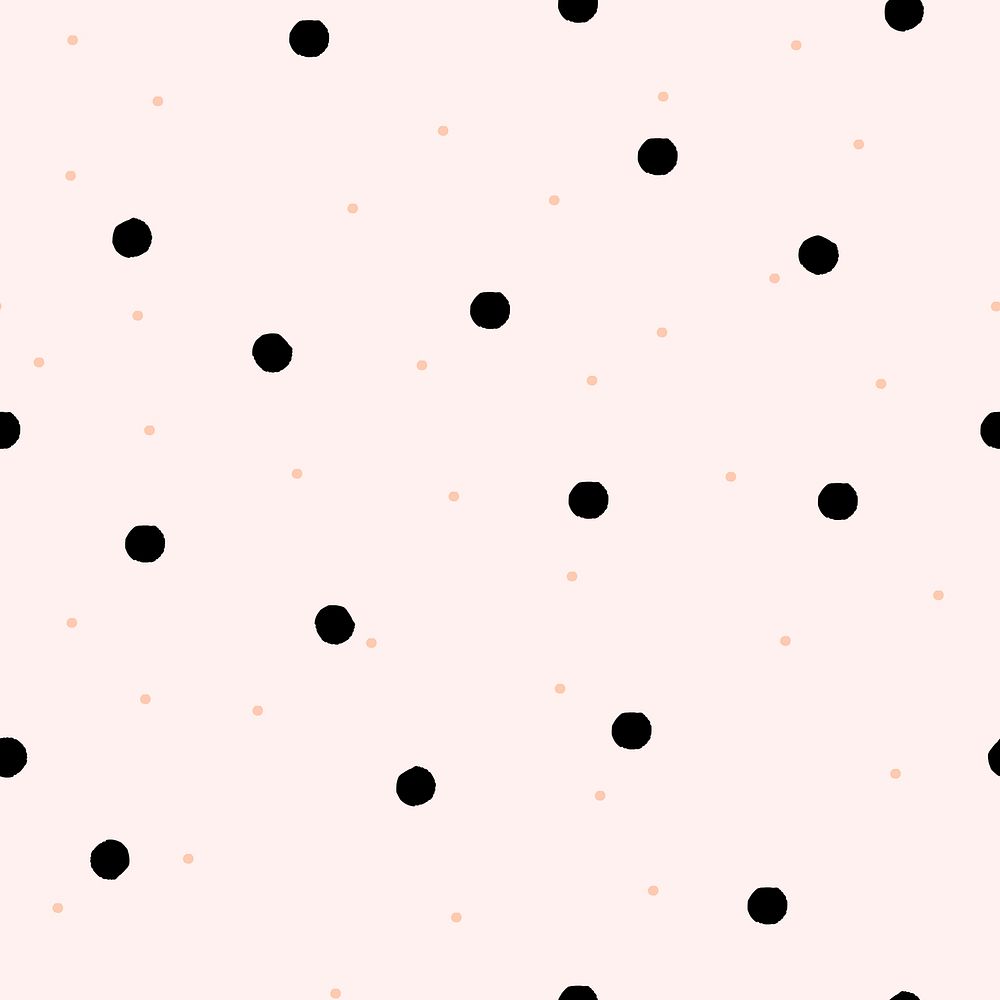 Polka dot seamless pattern background vector