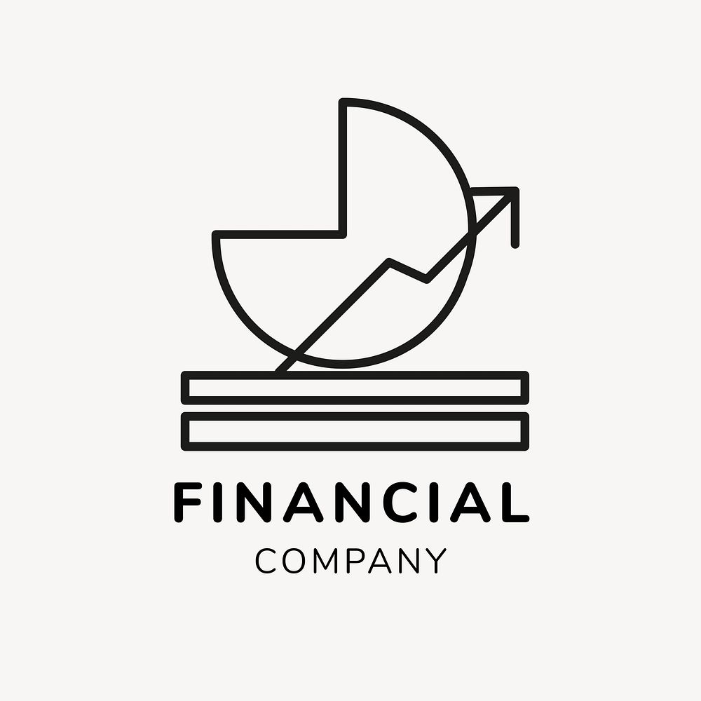 Banking logo, business template for branding design psd