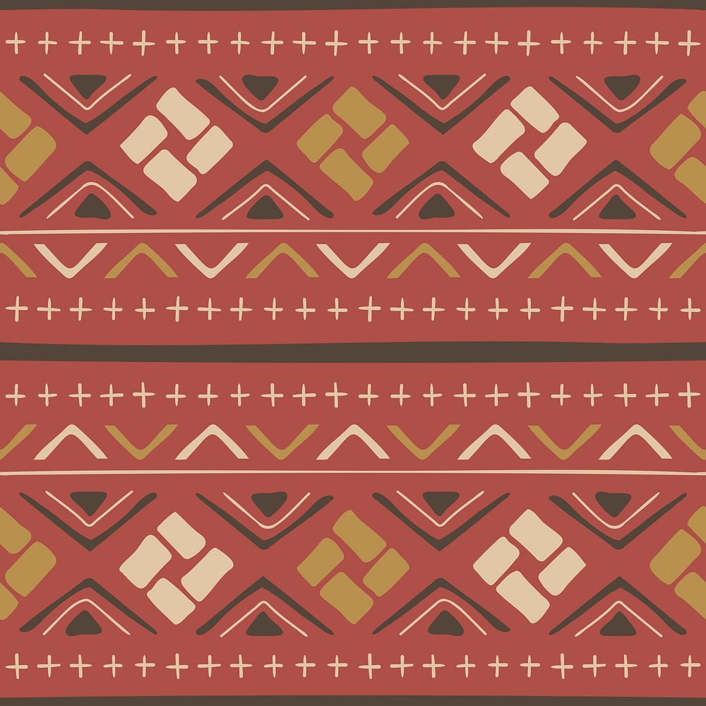 Pattern background, tribal seamless aztec design, colorful geometric style, vector