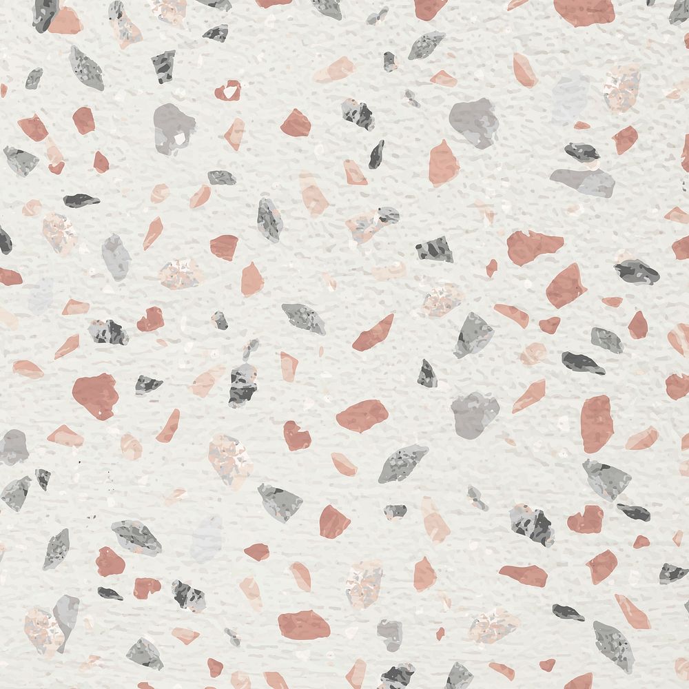 Terrazzo pattern background, aesthetic pastel design vector