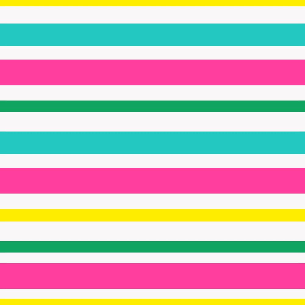 Cute striped background, pink colorful pattern vector