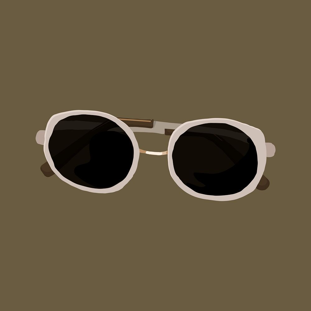 Women&rsquo;s sunglasses clipart, eyewear fashion illustration