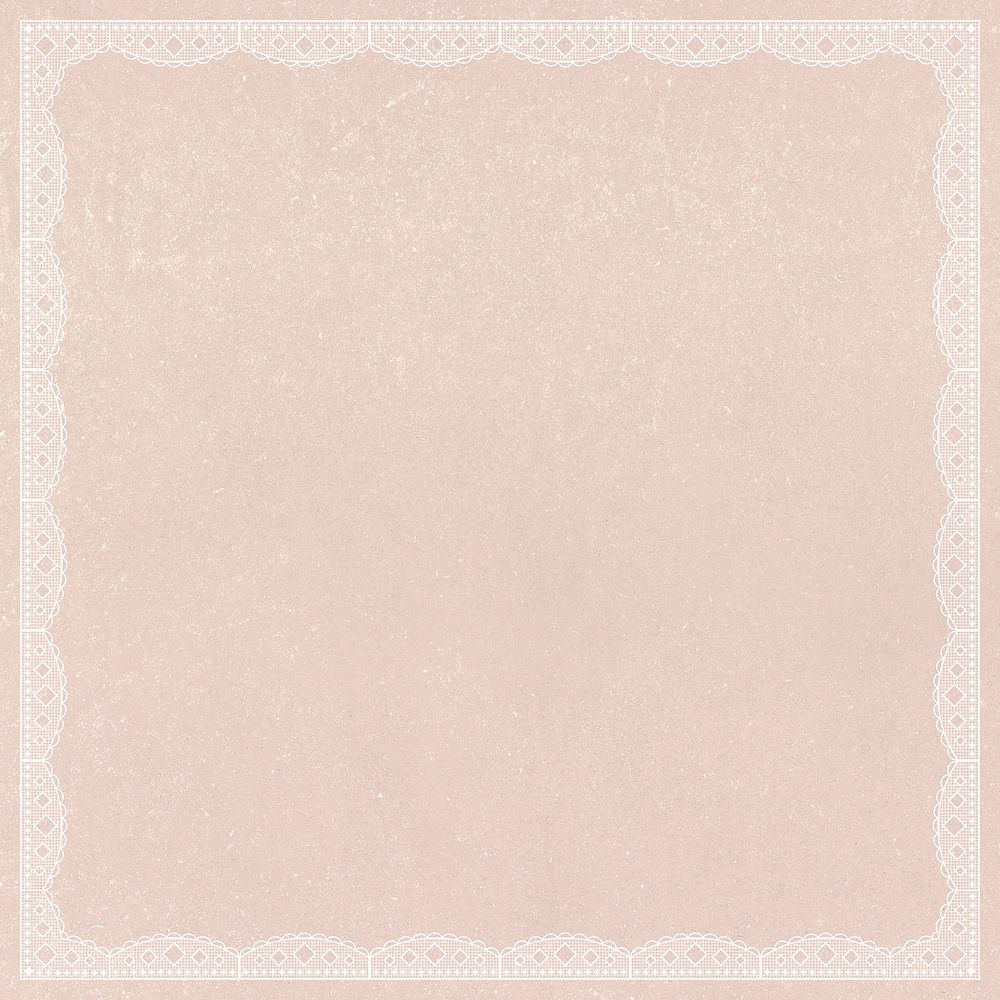 Lace frame background, cream vintage fabric design