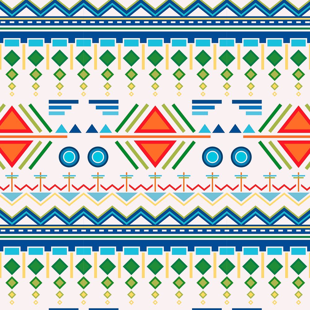 Tribal pattern, seamless background vector, | Premium Vector - rawpixel