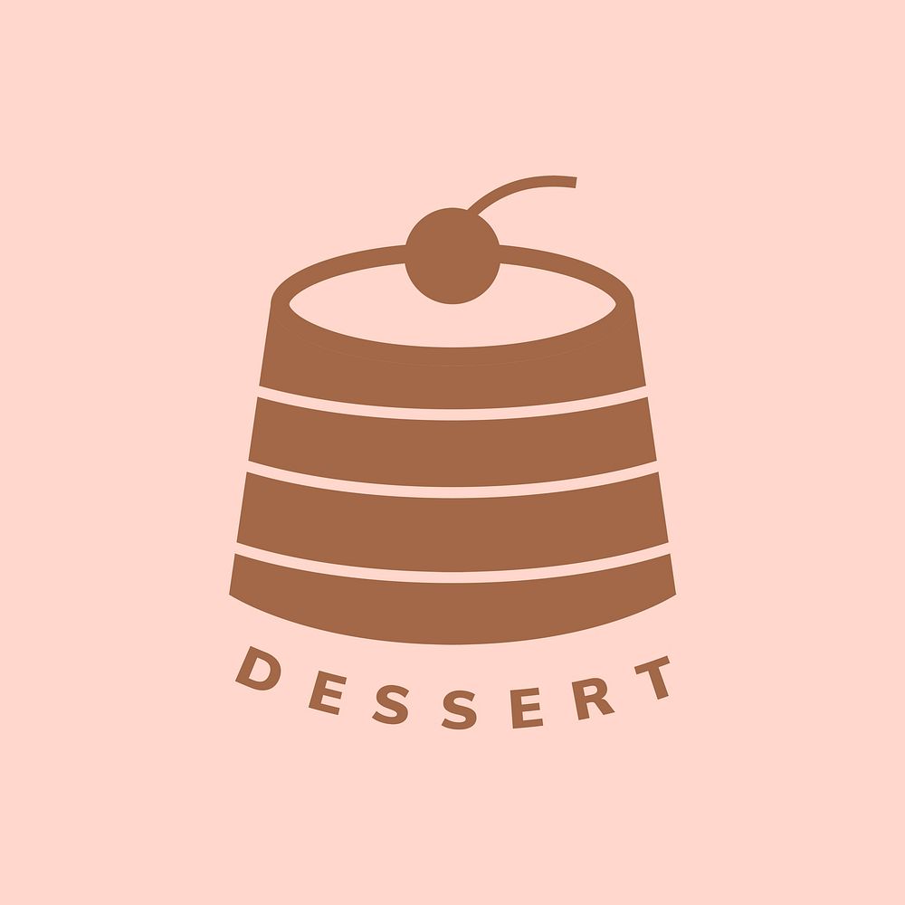 Bakery logo food business template for branding design psd
