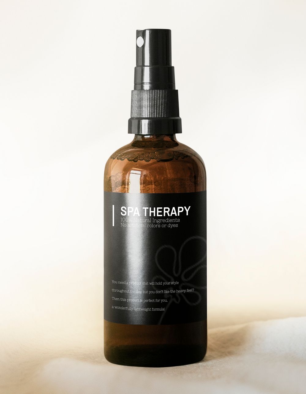 Eco spray bottle psd linen | Premium PSD Mockup - rawpixel