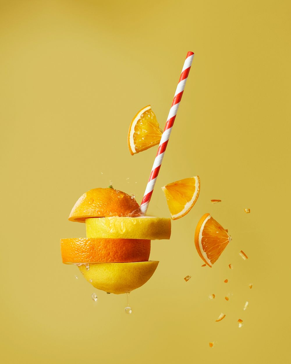 Free orange lemonade splash image, public domain beverage CC0 photo.