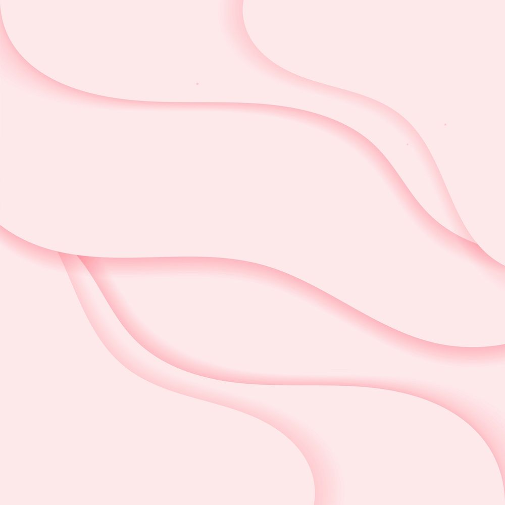 Pink wavy patterned background vector