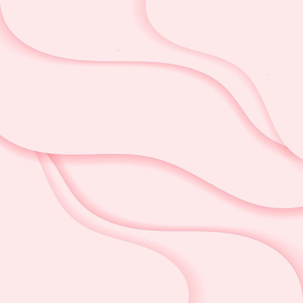 Light pink wavy patterned background copy space