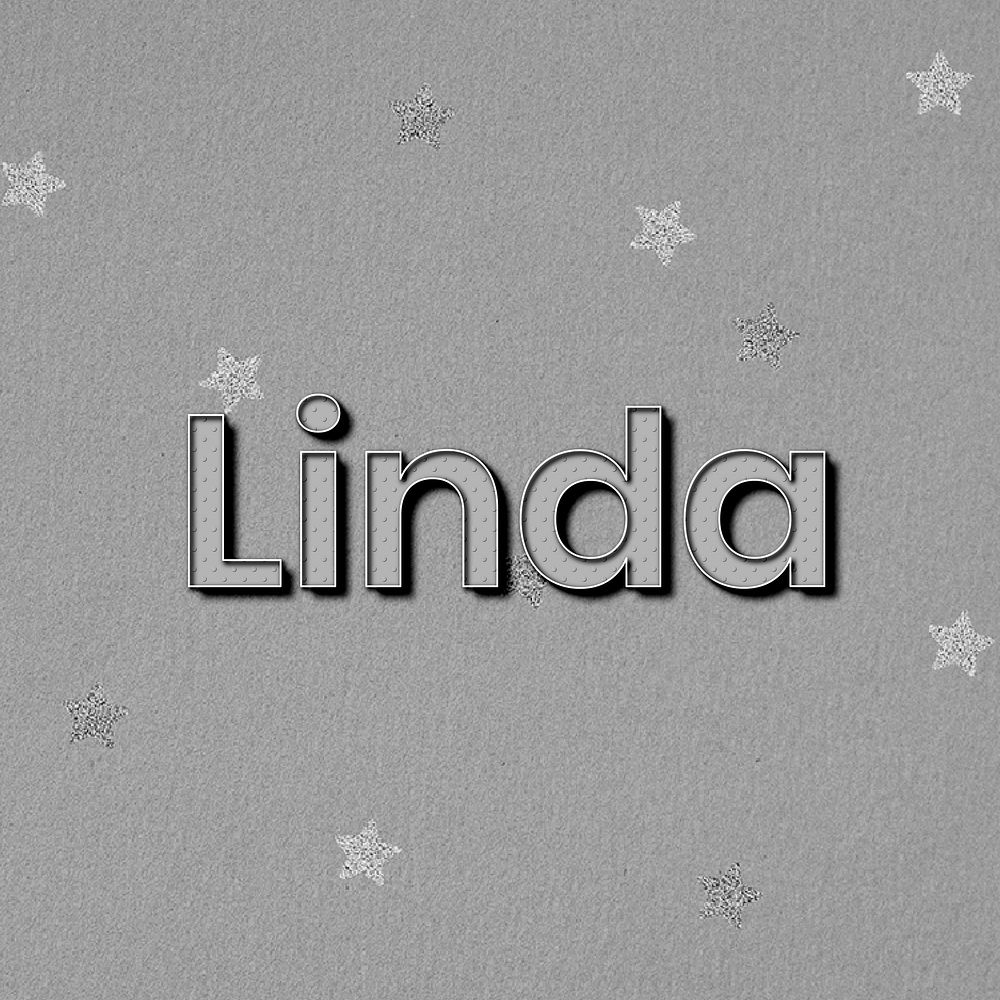 Linname polka dot lettering font typography