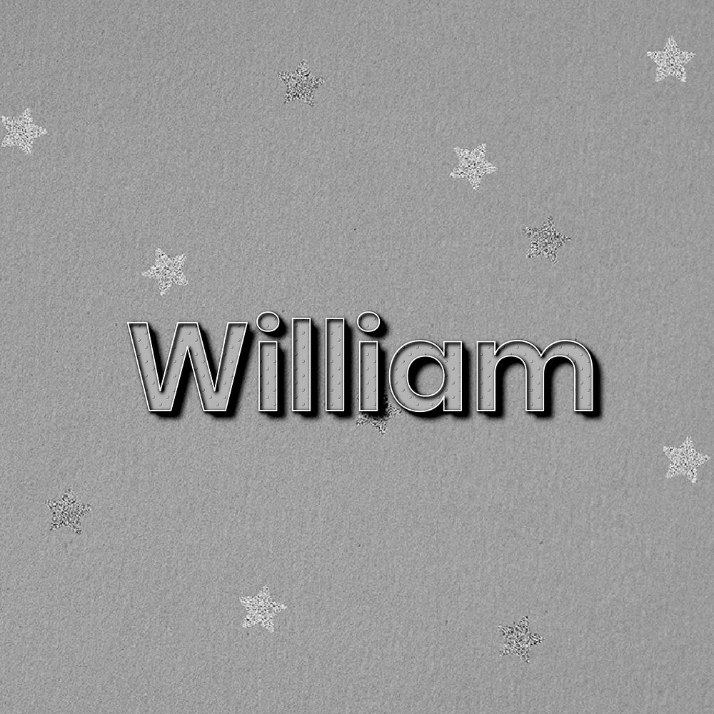 William name polka dot lettering font typography