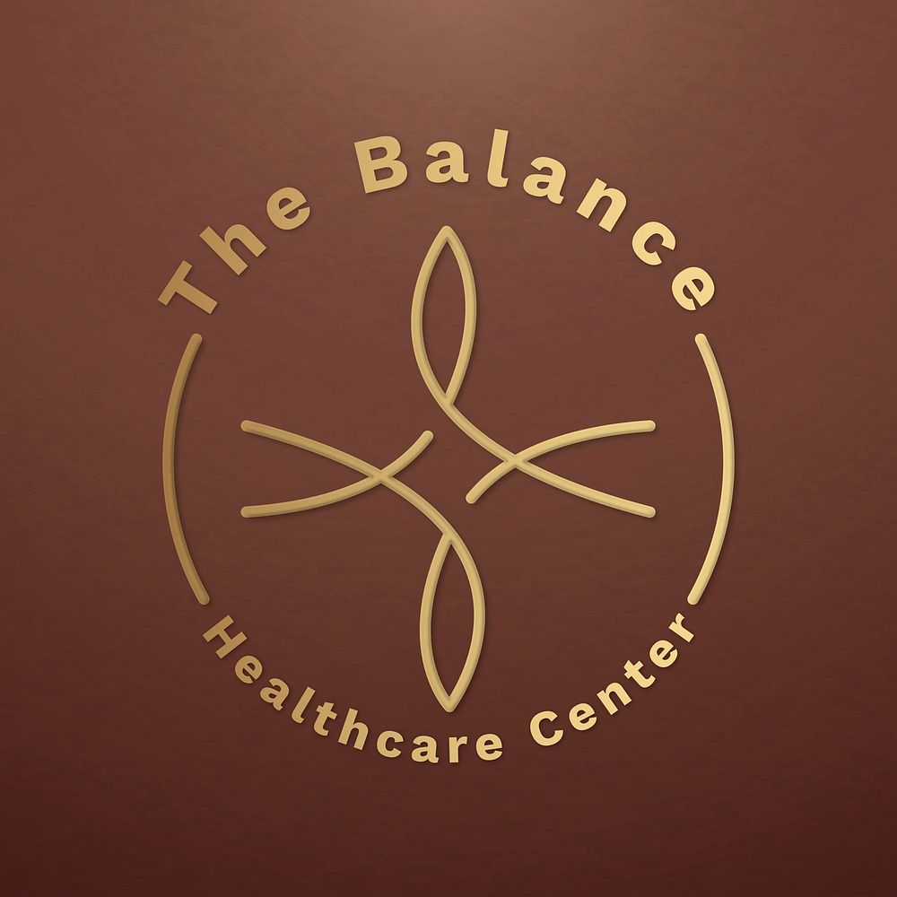 Life balance logo template vector for health and wellness