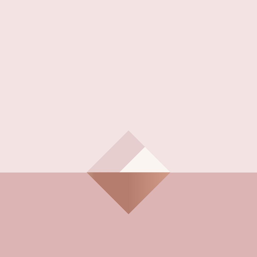 Nude pink iceberg background vector