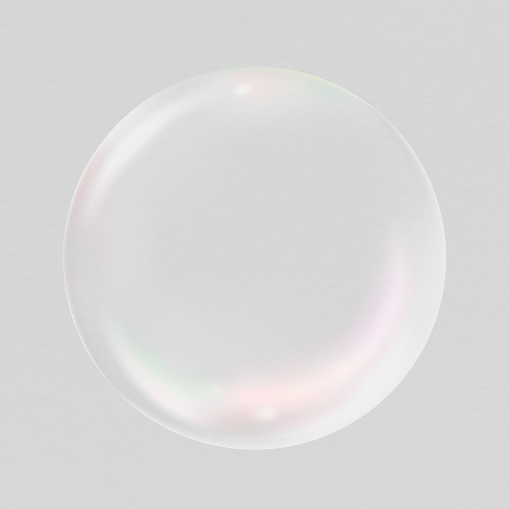 Holographic bubble frame, aesthetic graphic