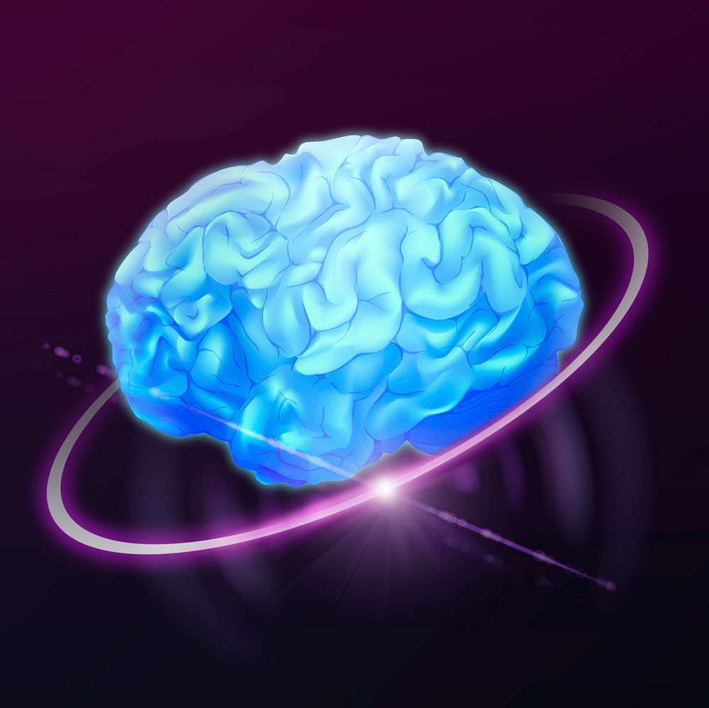 Brain, neuroscience medical technology clipart
