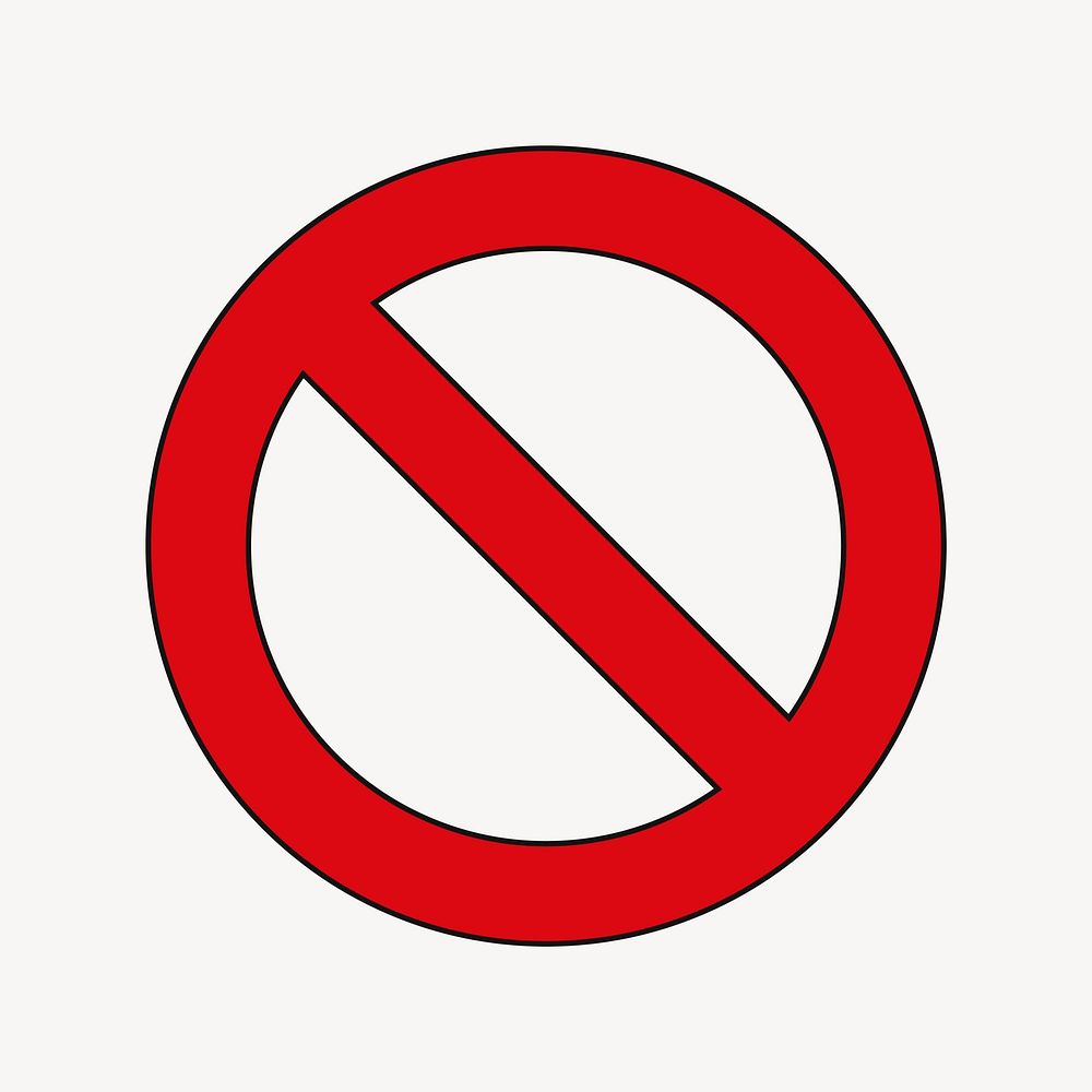 Blank prohibition and do not sign vector