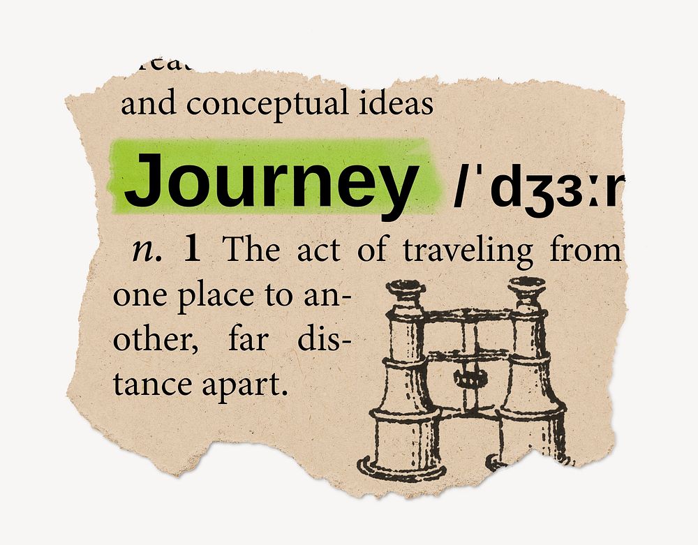 journey oxford dictionary definition
