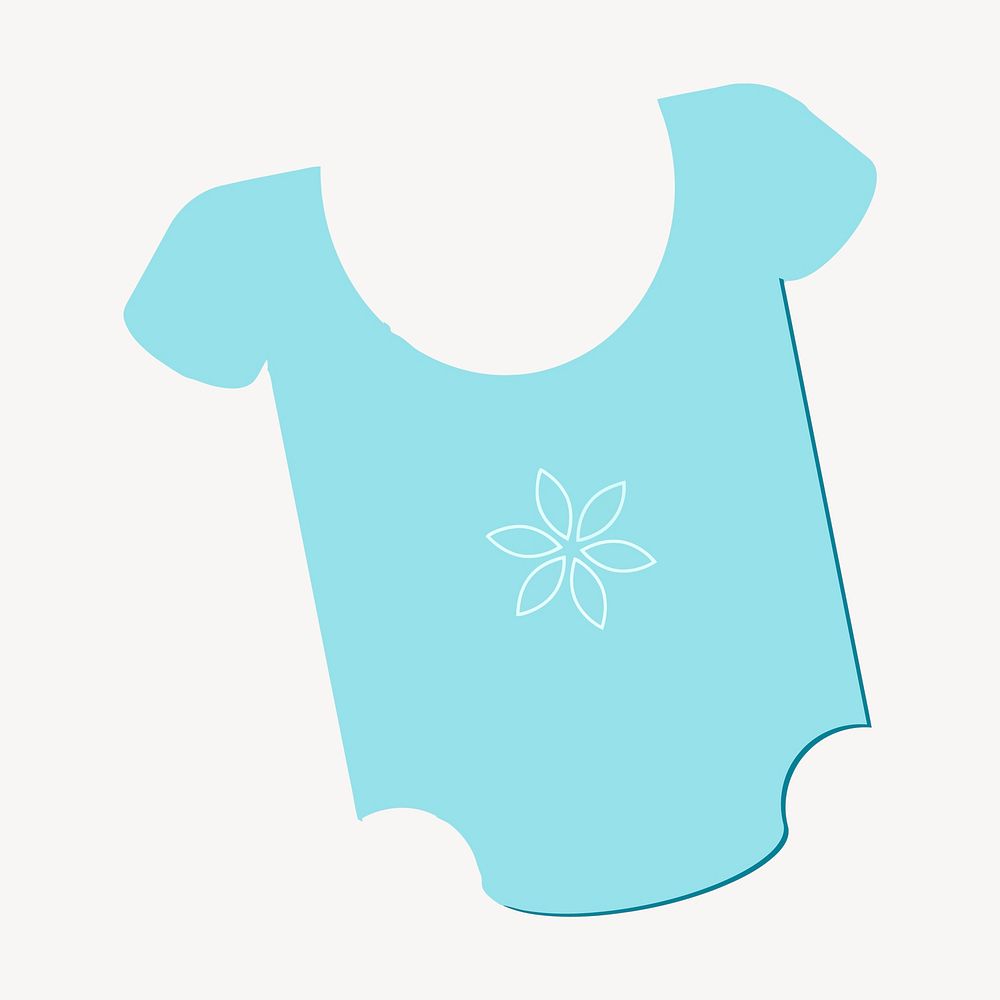 Baby pajamas clipart, care equipment illustration vector. Free public domain CC0 image