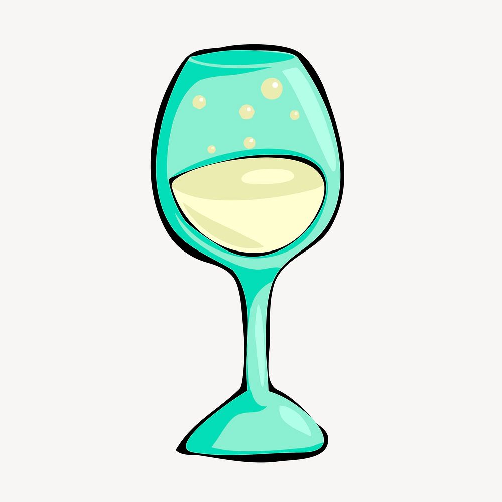 Cocktail, drinks illustration. Free public domain CC0 image