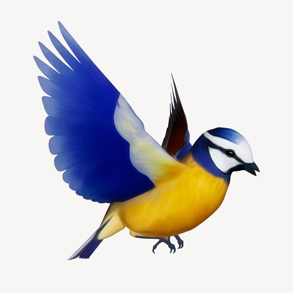 Bird clipart, animal illustration vector. Free public domain CC0 image