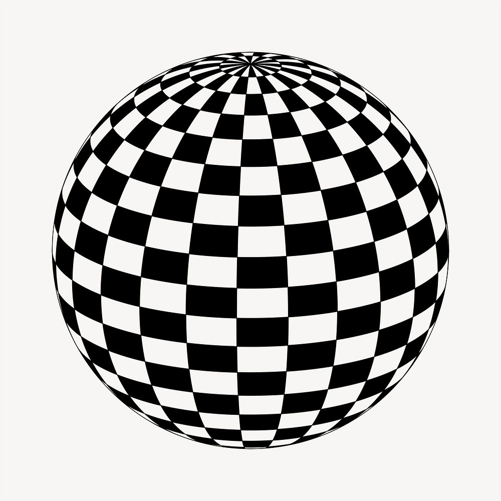 Ball clipart, pattern illustration psd. Free public domain CC0 image