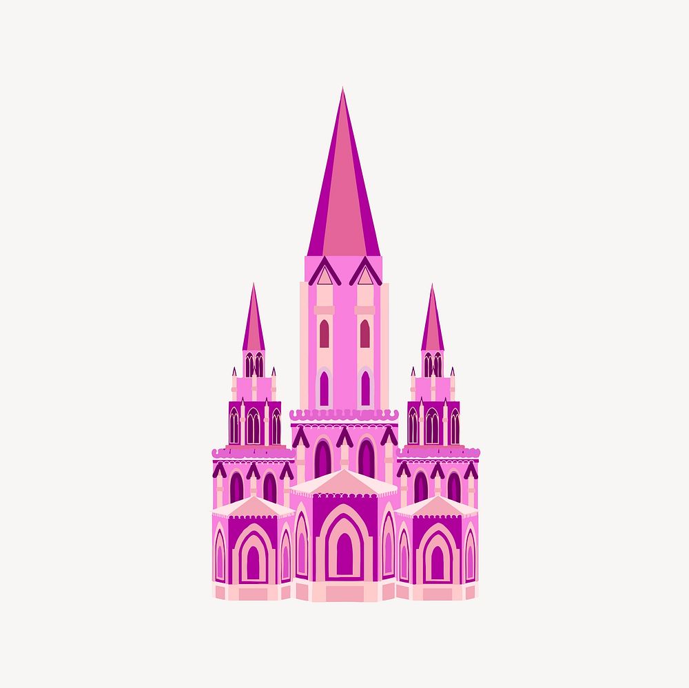Church clipart, architecture illustration vector. Free public domain CC0 image