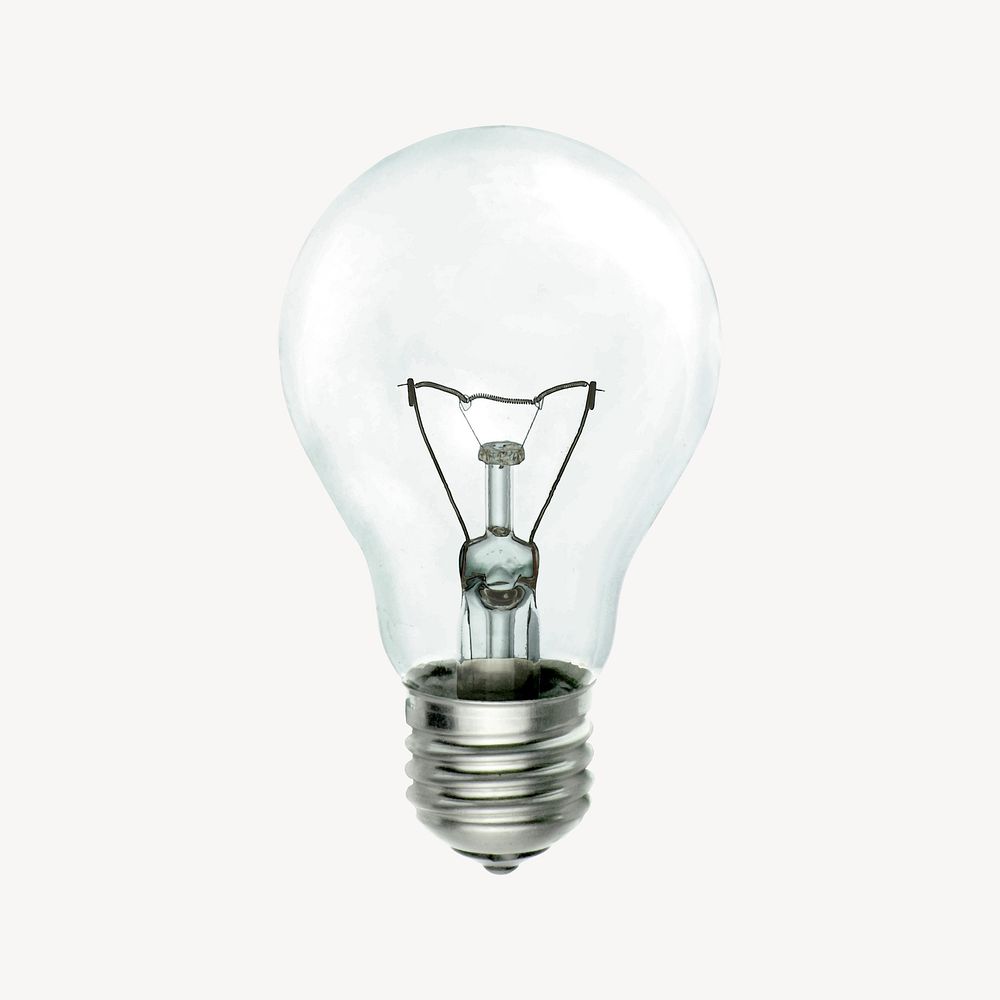 Light bulb illustration. Free public domain CC0 image.