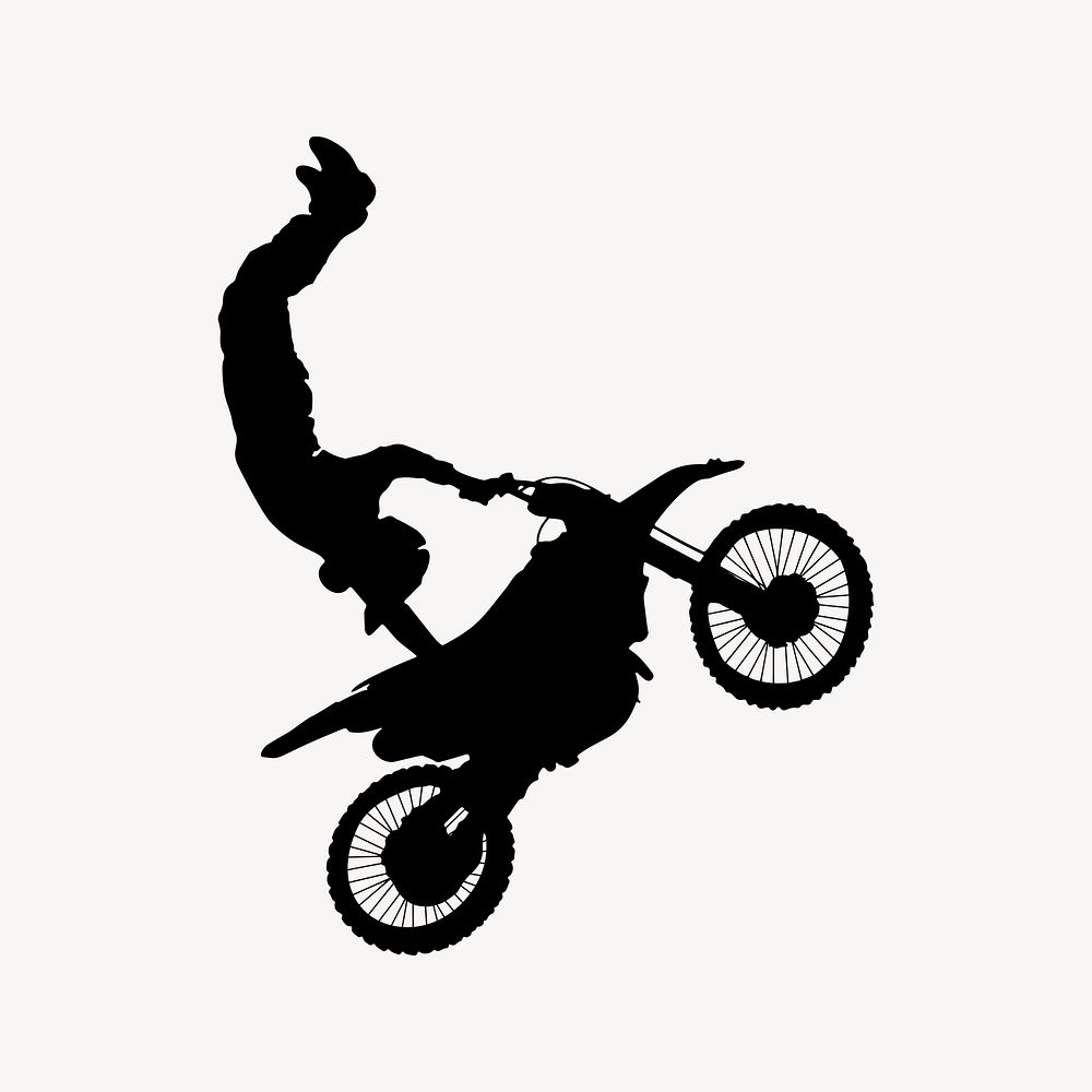 Motocross man clipart vector. Free public domain CC0 image