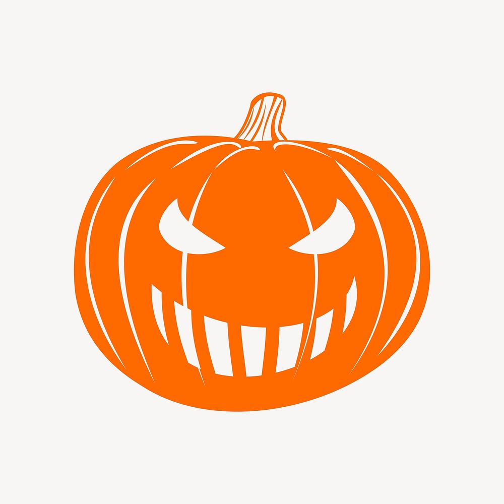 Jack O'Lantern, Halloween illustration. Free public domain CC0 image.