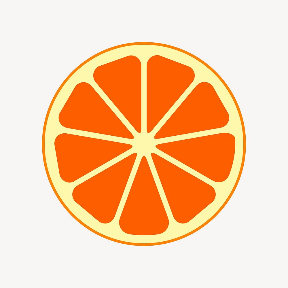 Grapefruit, fruit illustration. Free public domain CC0 image.