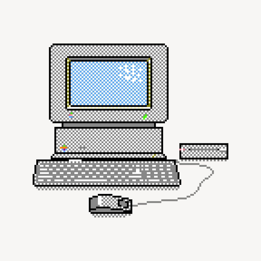 8-bit computer illustration. | Free Photo Illustration - rawpixel