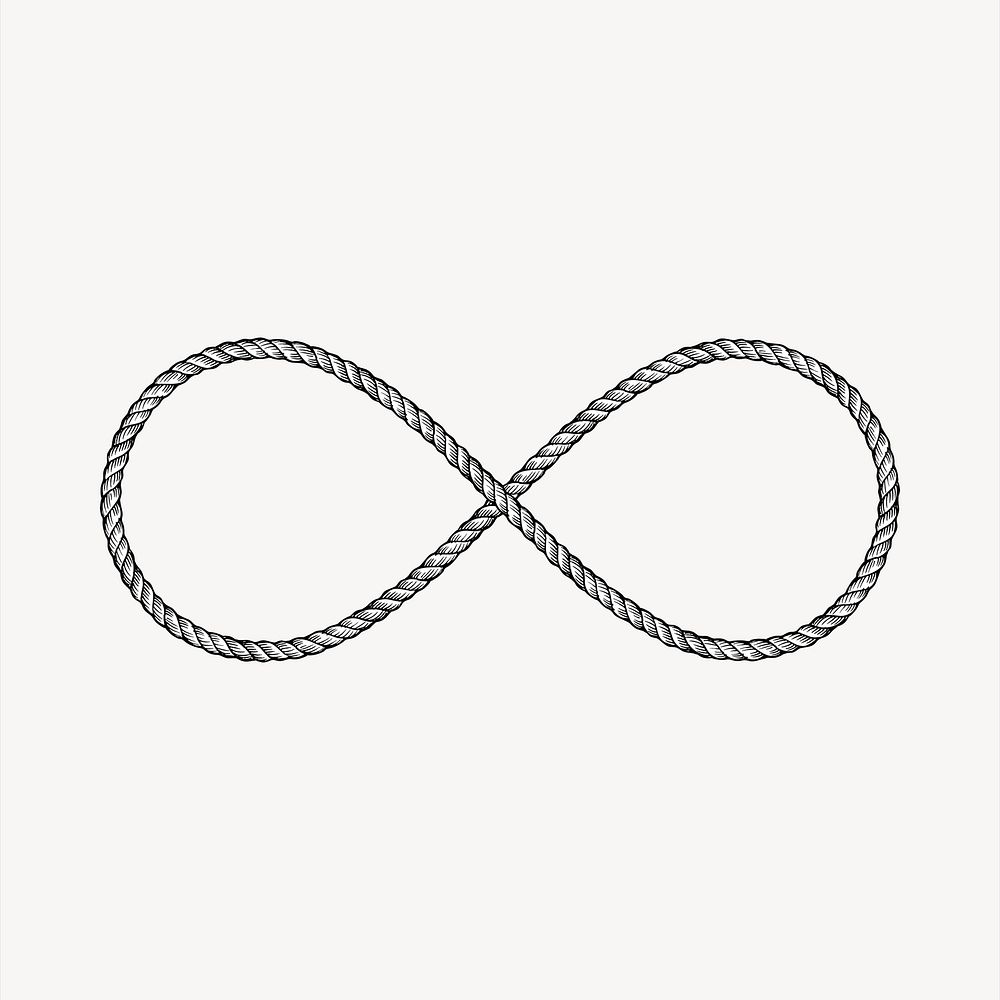 Infinity rope illustration. Free public | Free Photo - rawpixel
