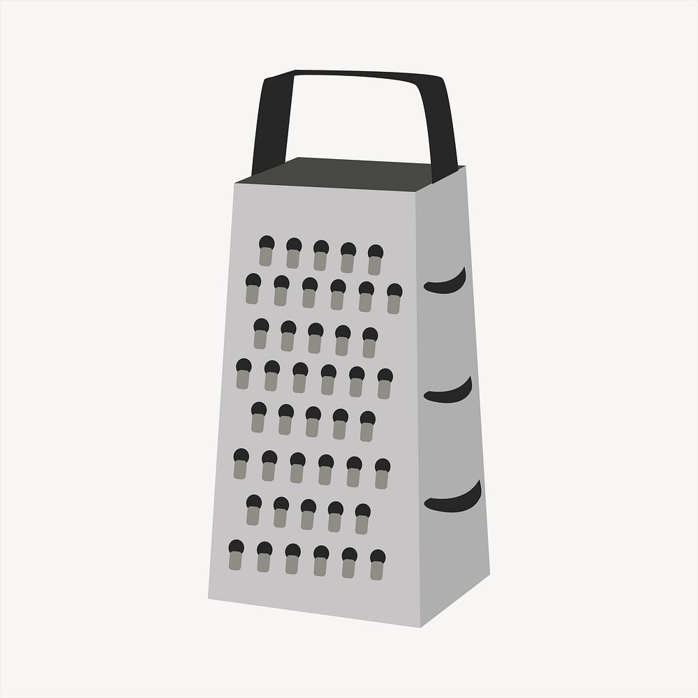 Cheese grater collage element, cute illustration vector. Free public domain CC0 image.