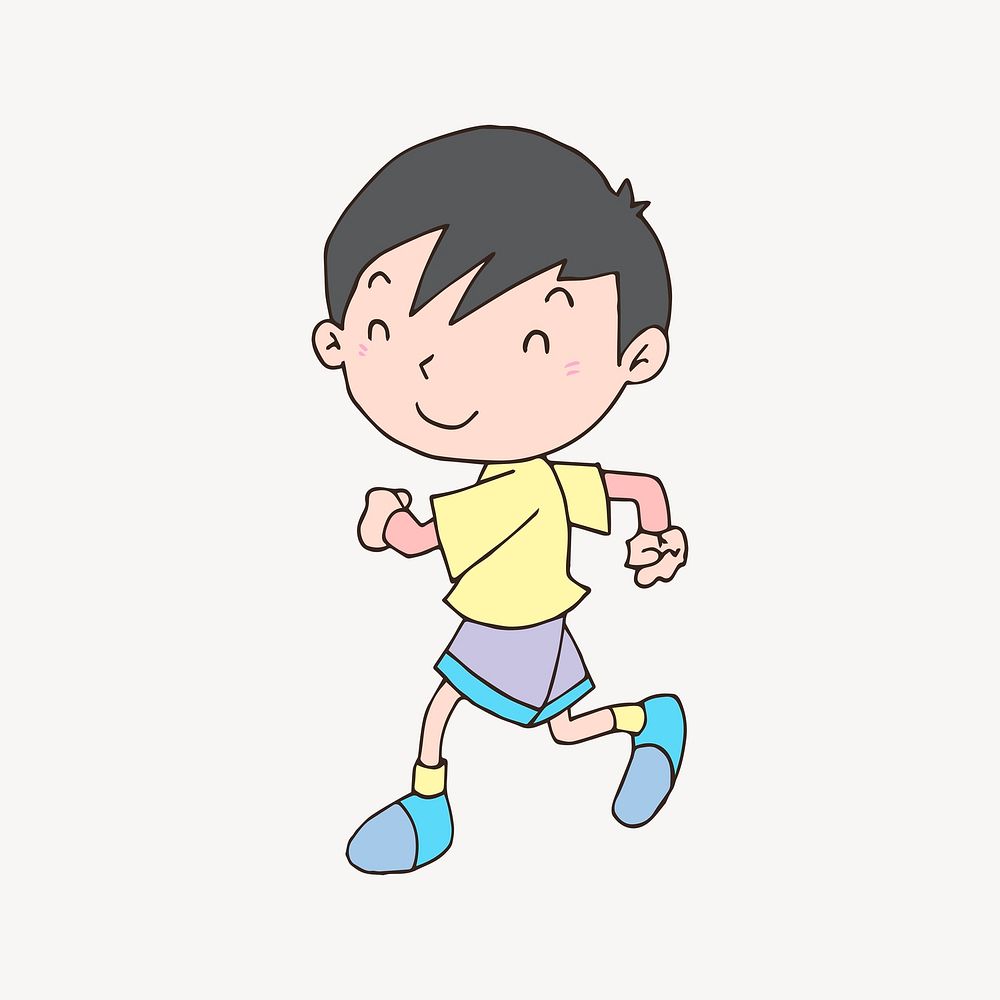 Cartoon boy clipart, cute illustration | Free PSD - rawpixel