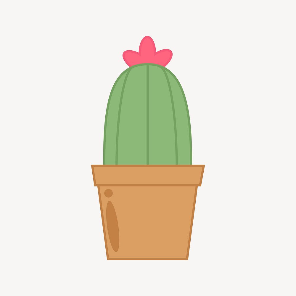 Cactus clip art. Free public domain CC0 image.