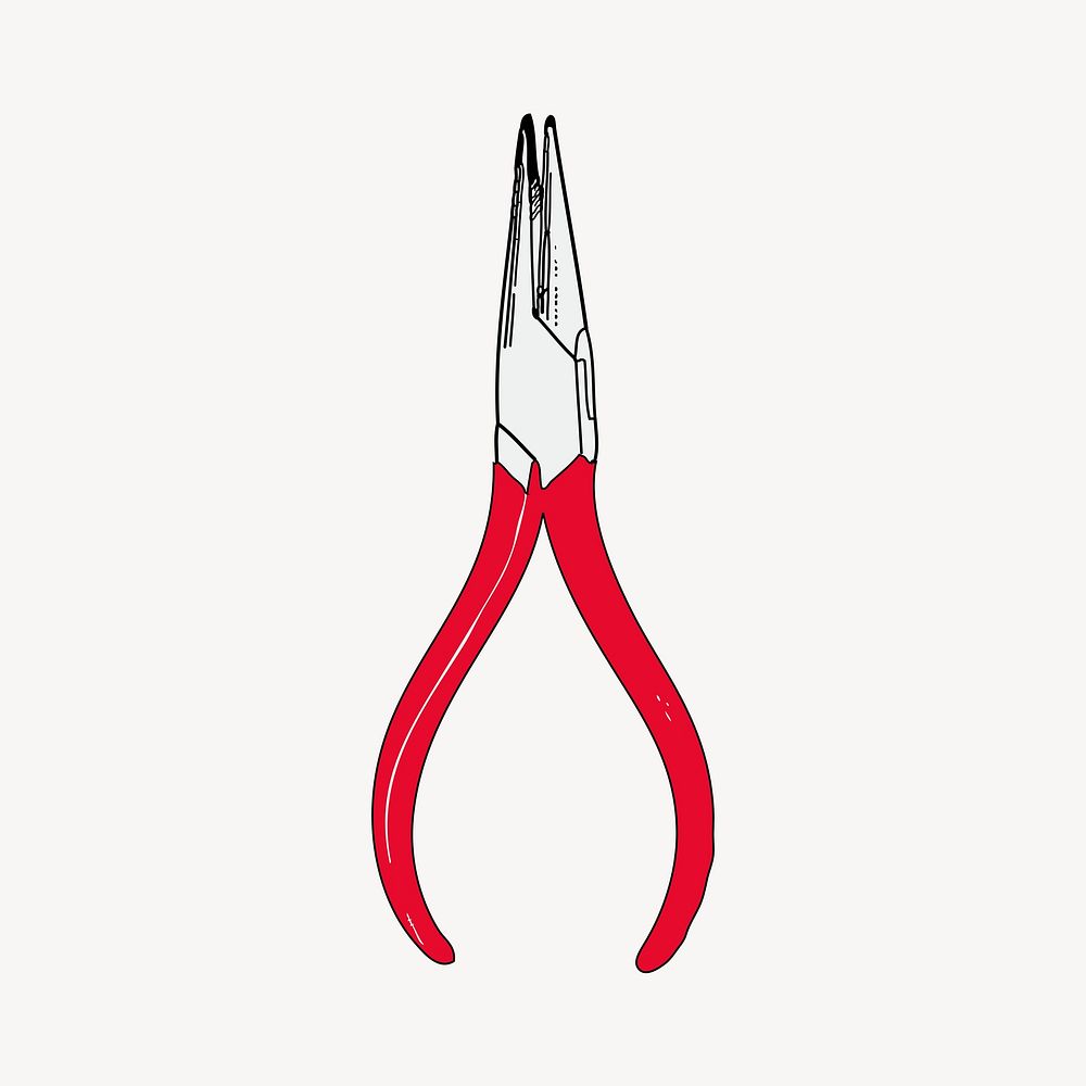 Needle nose pliers clipart, handyman | Free PSD - rawpixel