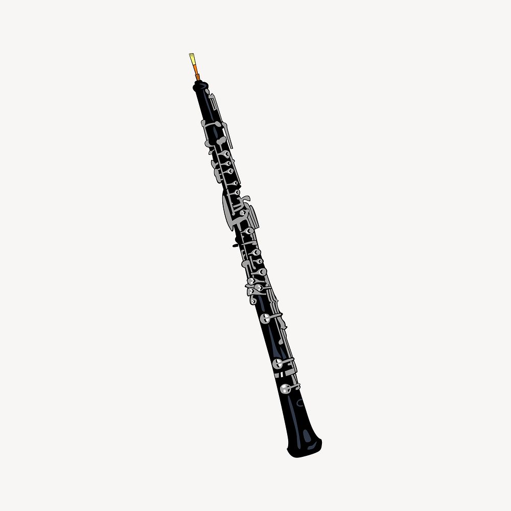 Oboe illustration. Free public domain Free Photo rawpixel