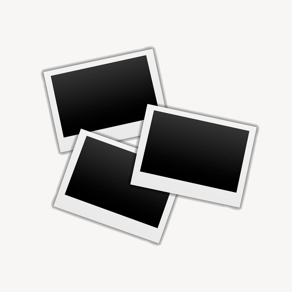 Instant photos illustration vector. Free public domain CC0 image.