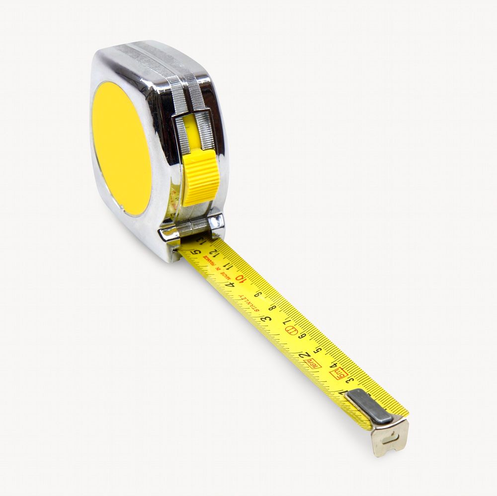 Tape measure, tool isolated image