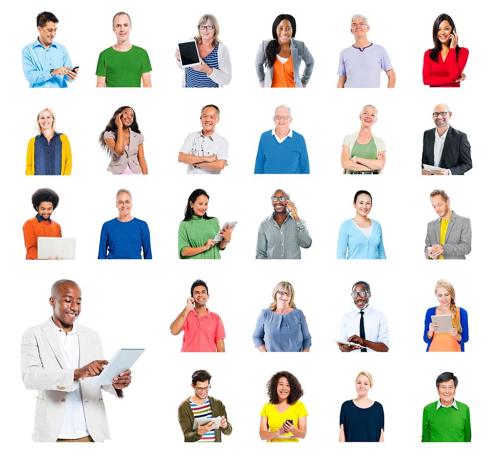 Diverse People Global Communications Technology Concept
