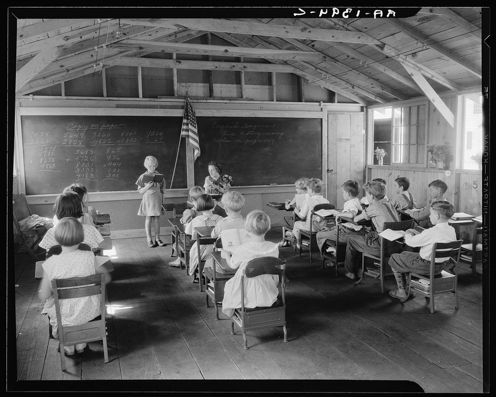 School. Red House, West Virginia. Sourced from the Library of Congress.