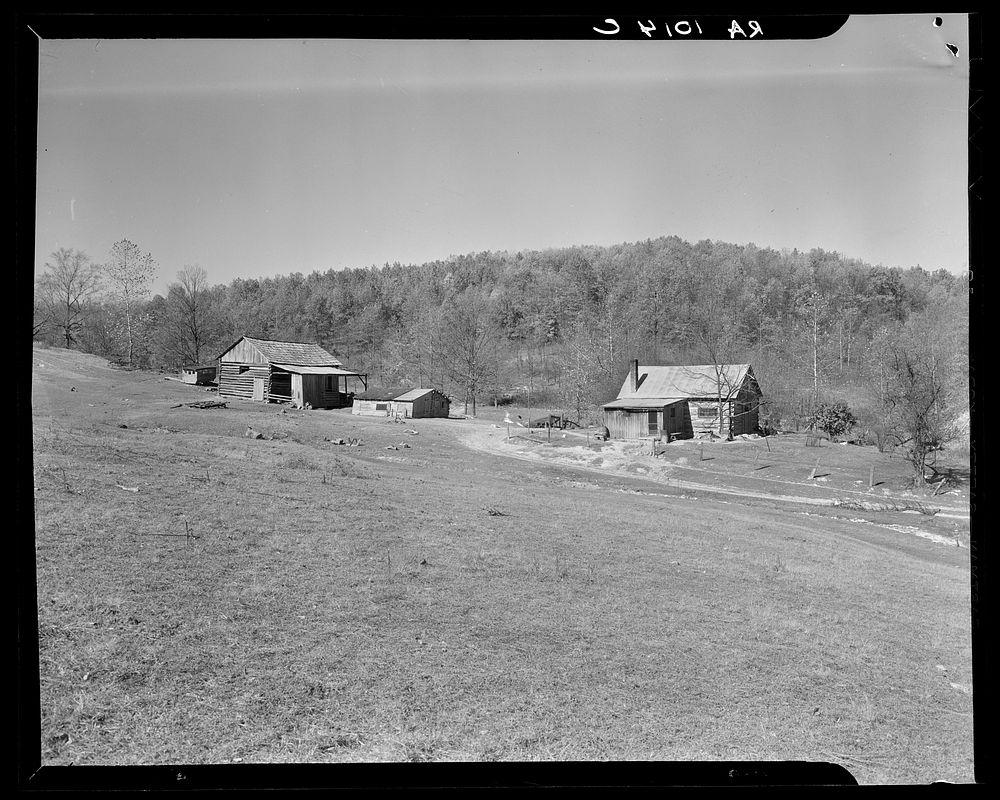 Farm. Brown County, Indiana. Sourced from the Library of Congress.