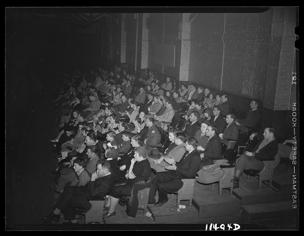 Washington, D.C. Spectators at the walkathon in Joe Turner's arena. Sourced from the Library of Congress.