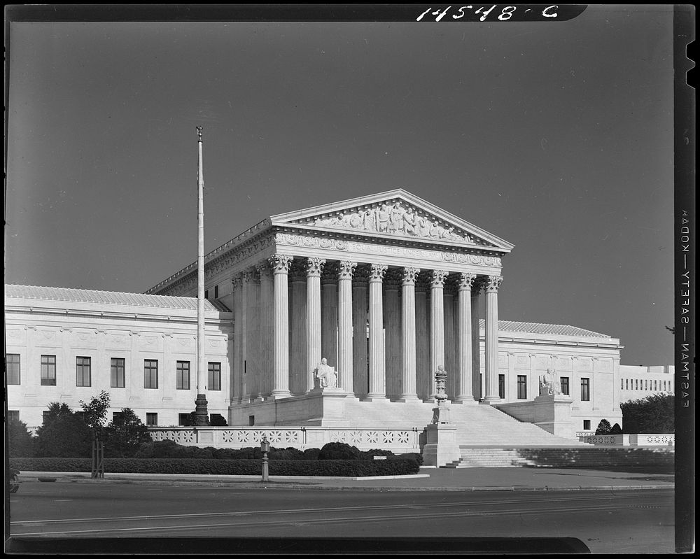 Supreme Court Building. Washington, D.C.. Sourced from the Library of Congress.