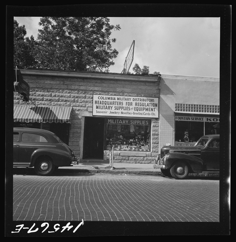Street in Starke, Florida. Sourced from the Library of Congress.