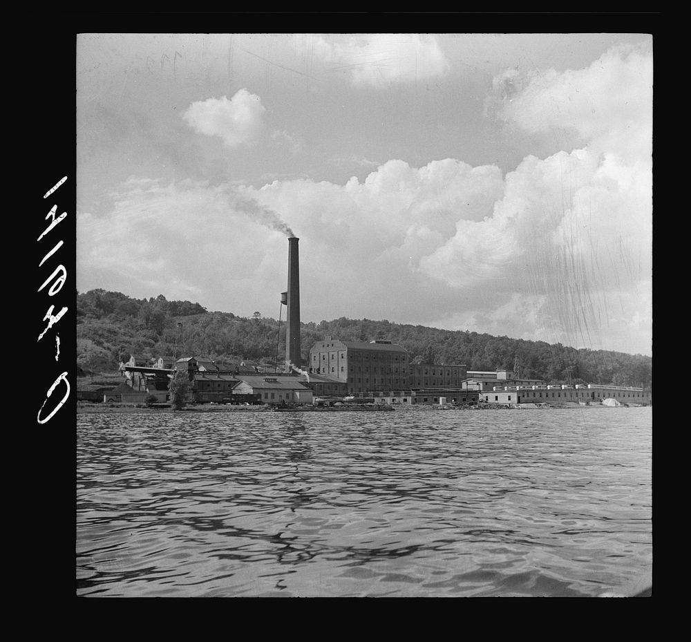 Salt plant on Seneca Lake. Watkins Glen, New York. Sourced from the Library of Congress.