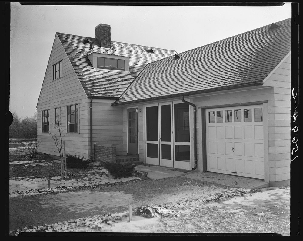 House at Greenhills, Ohio. Sourced from the Library of Congress.