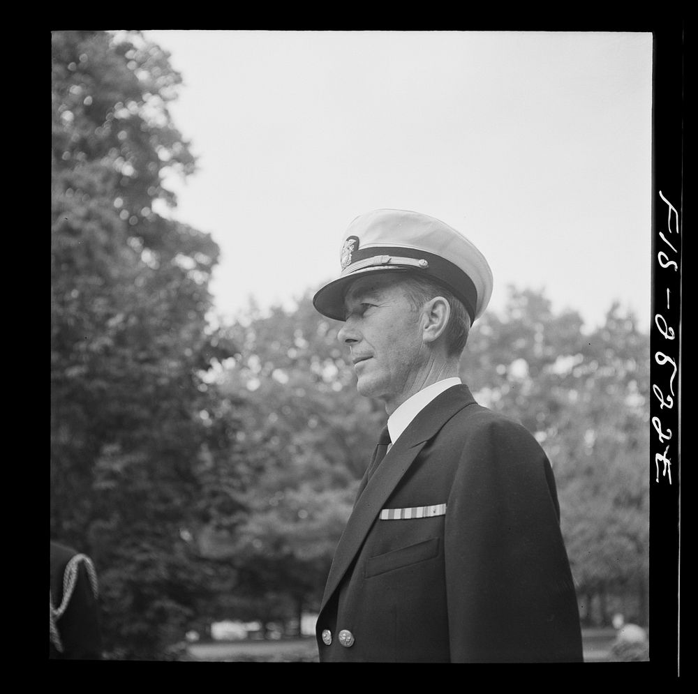 Annapolis, Maryland. Rear Admiral Beardall, Superintendent of the U.S. Naval Academy. Sourced from the Library of Congress.