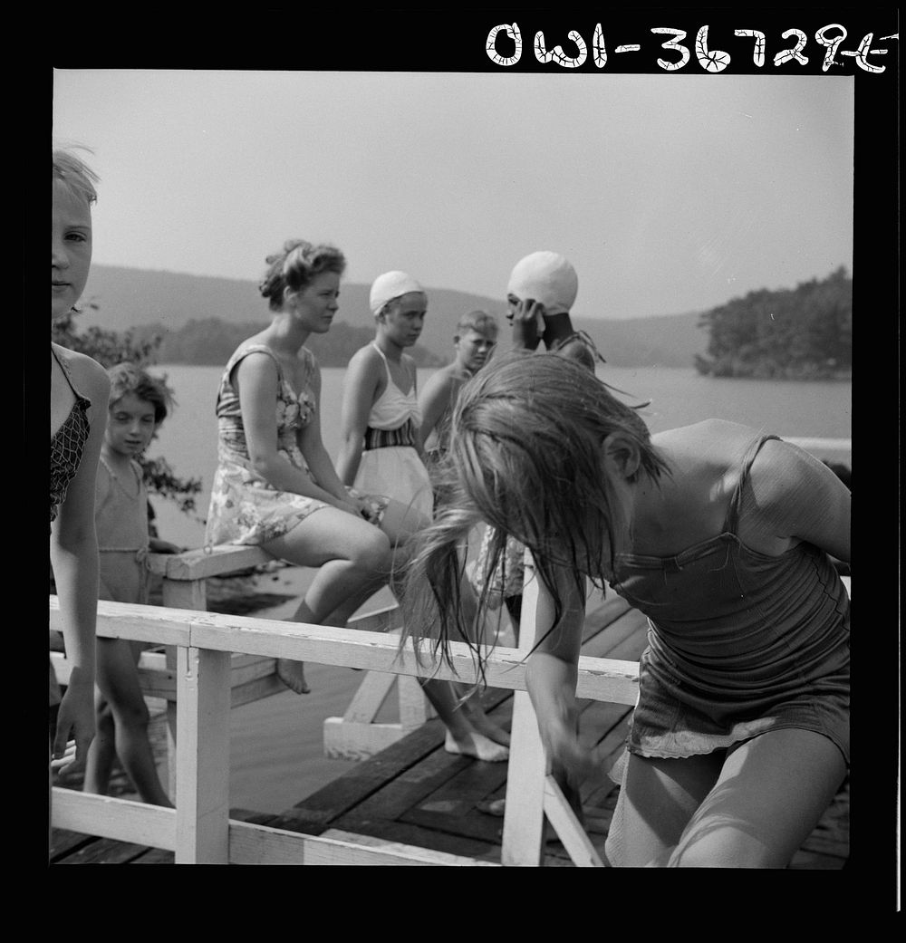 Haverstraw, New York. Interracial activities at Camp Christmas Seals, where children are aided by the Methodist Camp…