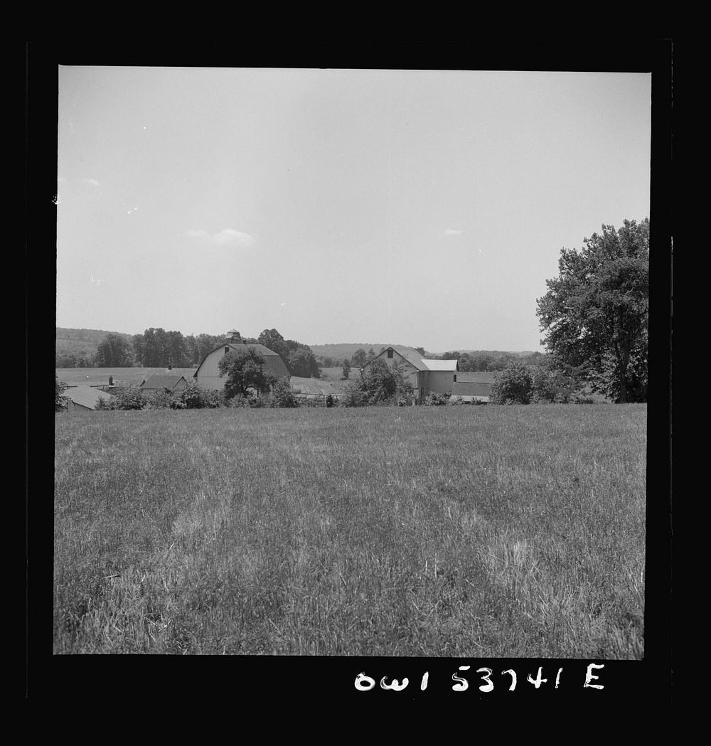 Dresher, Pennsylvania. View of Spring Run Farm. Sourced from the Library of Congress.